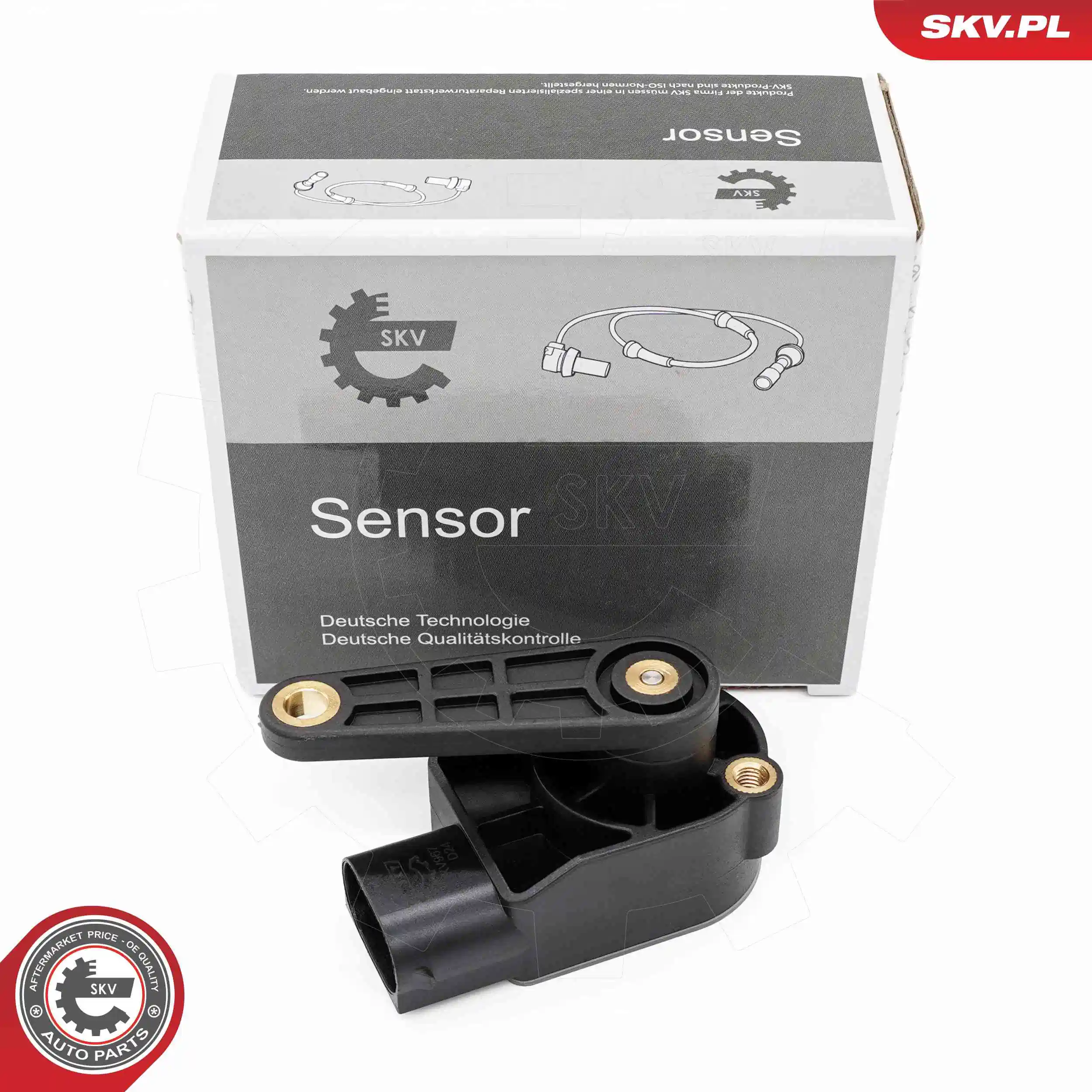 Sensor, headlight levelling
